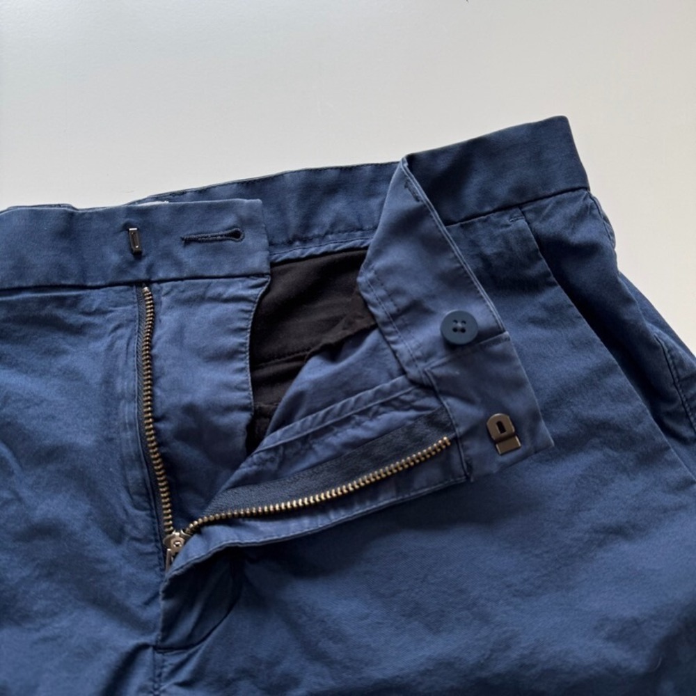 EVERLANE Chino 8.5" Shorts Mens 36 Blue Stretch Preppy Minimal Modern Summer - Picture 3 of 11